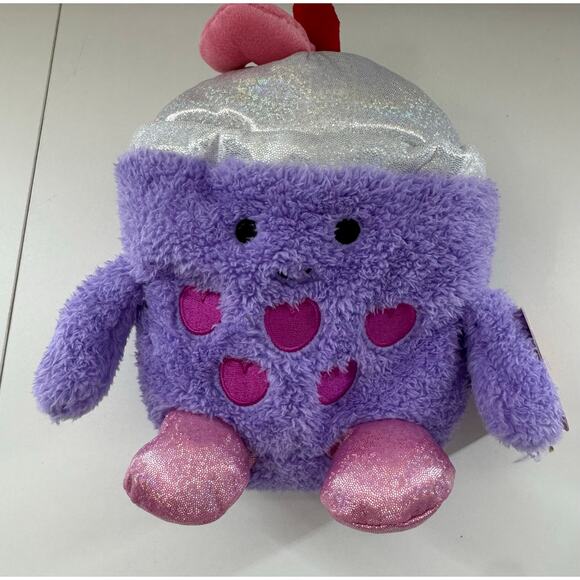 Bum Bumz SweetBumz Mini Bowen the Boba Tea Valentine Day Stuffed Plush NEW - Picture 1 of 7
